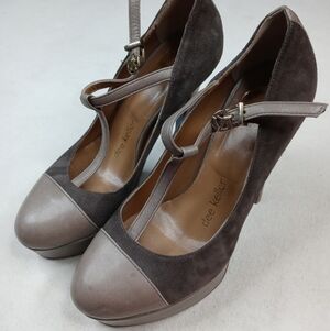 Dee Keller Made in italy CLASSIC Gray suede Platfo